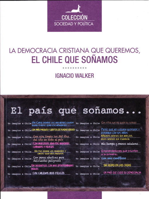 Title details for Democracia Cristiana que queremos by Ignacio Walker Prieto - Available